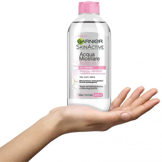 Garnier Skinactive Acqua Micellare Deterge Idrata Struccante Viso Occhi Labbra