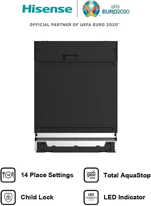 Hisense Lavastoviglie A Scomparsa Totale 14 Coperti Hv603D40 60 Cm A+++ Nero