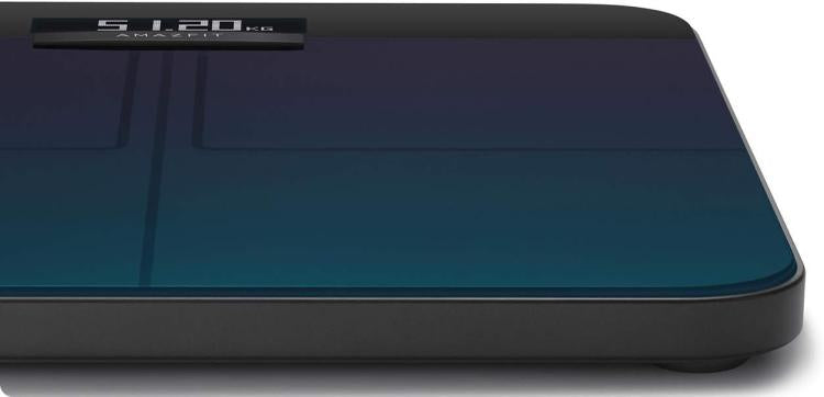 AMAZFIT SMART SCALE AURORA BLUE BILANCIA INTELLIGENTE COMPOSITION BLUETOOTH BODY