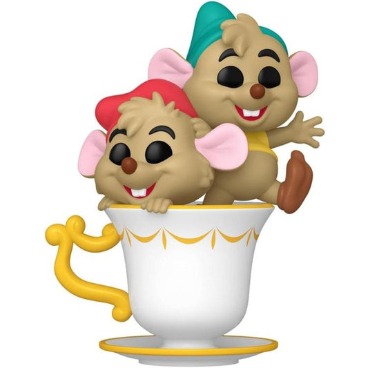 Funko Pop ! Disney Cenerentola 75Th - (1544) Jaq & Gus In Cup - Cinderellas 9Cm