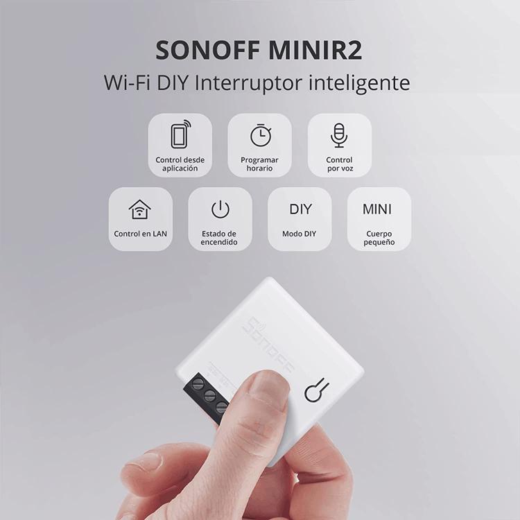 Sonoff Mini R2 Switch Diy Wifi Interruttore Smart Intelligente Google Home Alexa