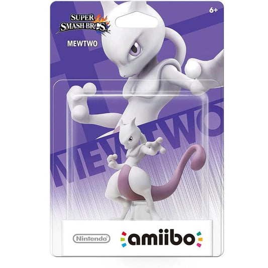 AMIIBO NINTENDO SUPER SMASH BROS COLLECTION MEWTWO (NO.51) FIGURE POKEMON NUOVO