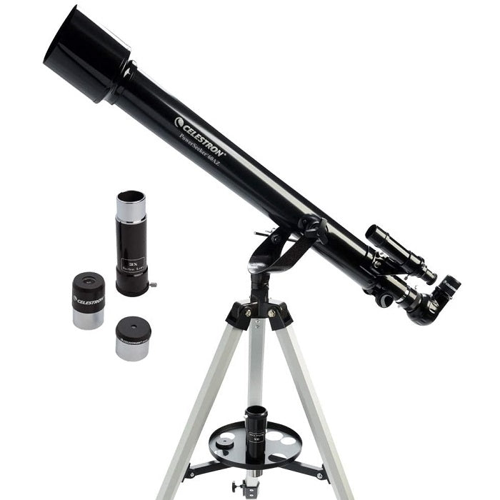 CELESTRON TELESCOPIO POWERSEEKER 60AZ TERRESTRE ASTRONOMICO RIFRATTORE COMPLETO