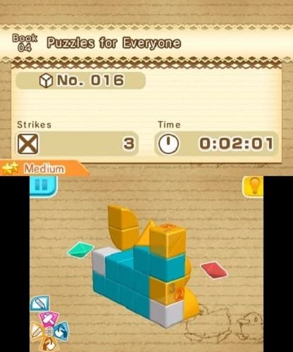 Picross 3D Round 2 Videogioco Nintendo 3Ds 2Ds Gioco Nuovo Sigillato Puzzle