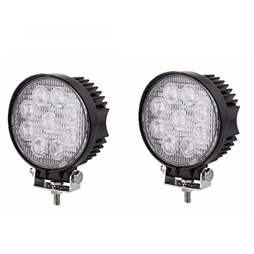 Kit 10 Pezzi Faro Faretto 27W Fari 27 Watt 9 Led 12V Auto Per Lavoro Barca Jeep