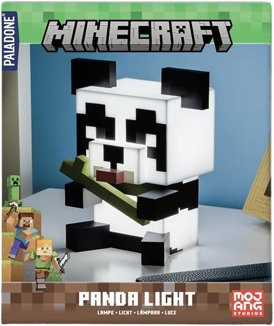 Paladone Lampada Minecraft Panda - Lampada Luce Led Notturna A Batterie AAA