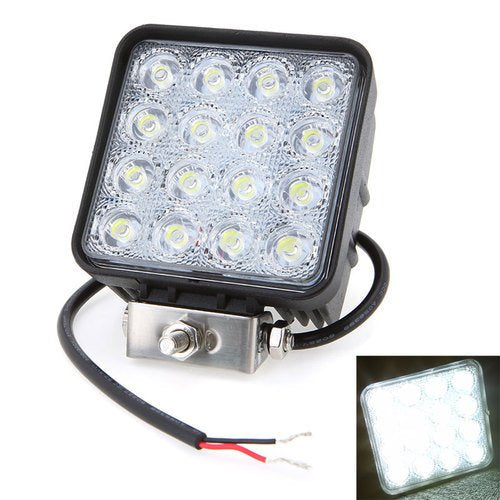 2x 48W LED LUCE FARO LAMPADA DA LAVORO FARETTO AUTO BARCA CAMION FUORISTRADA SUV