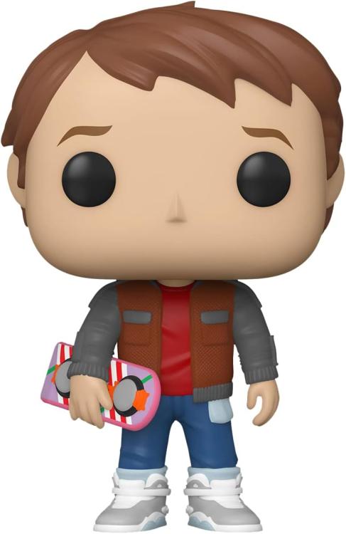 Funko Pop ! Tees Back To The Future Marty Mcfly W/ Hoverboard 964 Special Tg. M