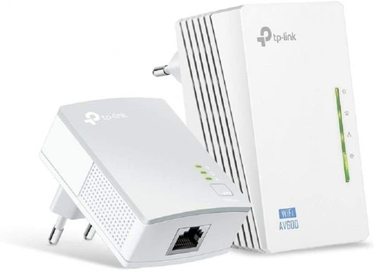Tplink Powerline Av600 Wi-Fi 300Mbps Tl-Wpa4220 Kit 2.4 Ghz Ricevitore Extender