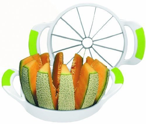 Taglia Melone Affetta Anguria Angurie Frutta Lame Acciaio Inox 12 Fette Cucina