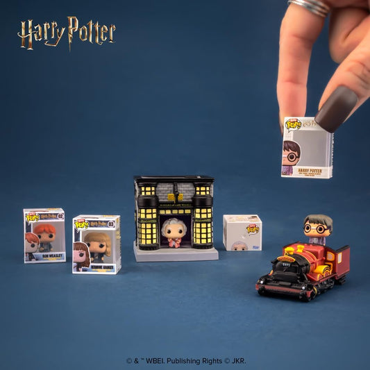Funko Bitty Pop! Harry Potter: Ron, Hermione, Garrick, Harry - 6 Mini Figures