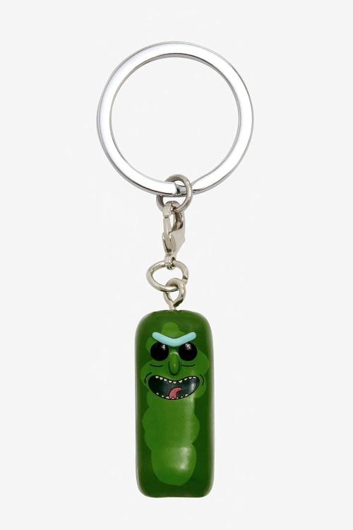 Funko Pop ! Keychain Pocket Rick & Morty (Pickle Rick) Portachiavi Vinyl Figure