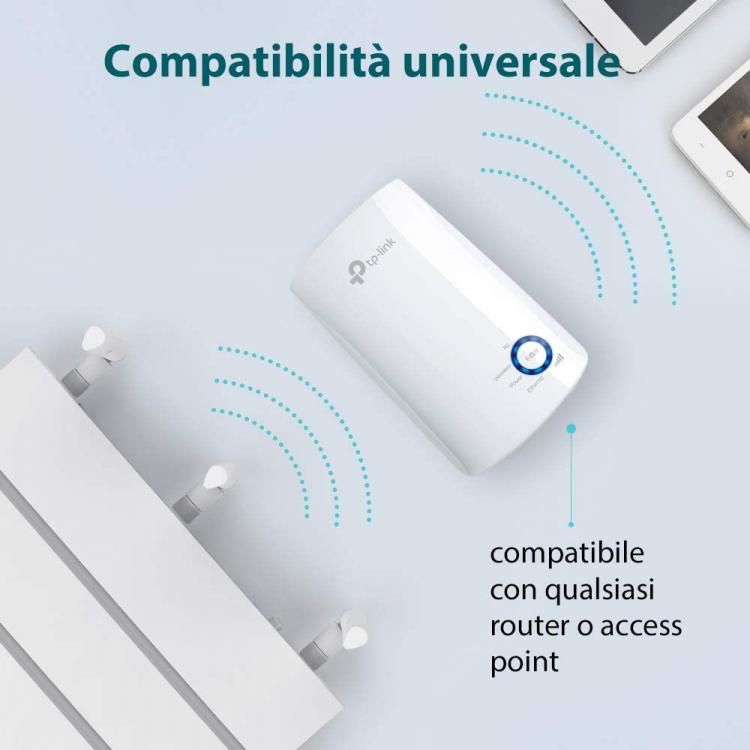 Tp-Link Ripetitore Extender Wireless Tl-Wa854Re Presa Wifi E Access Point Ps4
