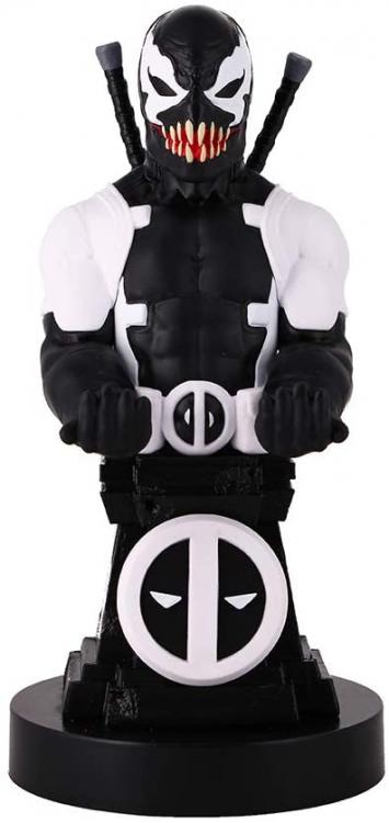Cable Guys - (Deadpool Back Black) Marvel Statuetta Stand Smartphone Controller