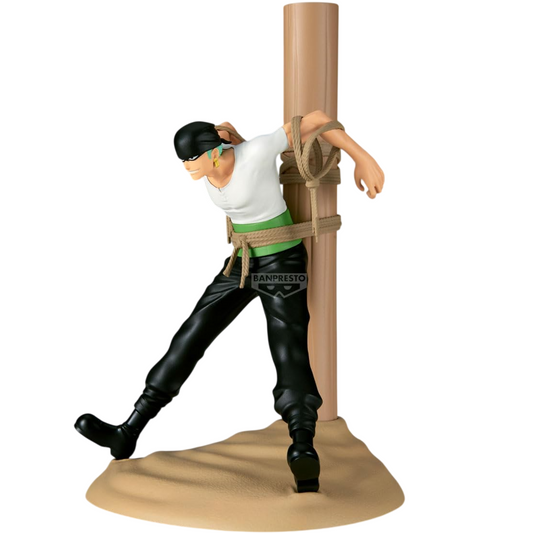 Bandai Banpresto One Piece: Roronoa Zoro Figure PVC 20cm - Statuetta Da Collezione