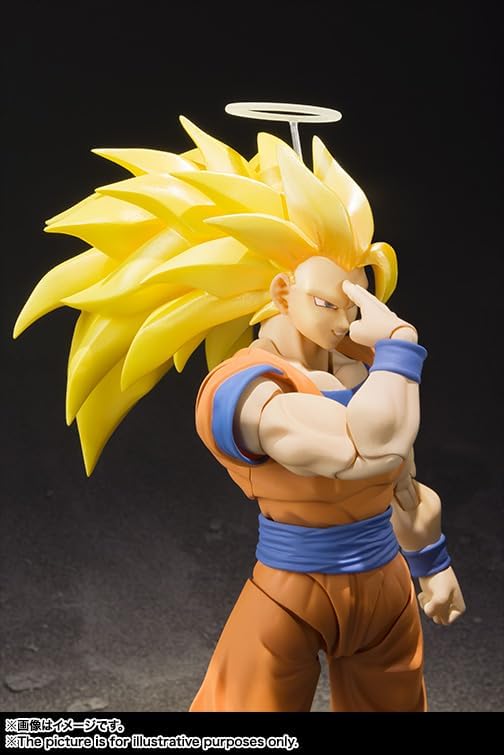 Bandai S.H. Figuarts: Dragon Ball Z Son Goku Super Saiyan 3 - Figure Articolata 16cm