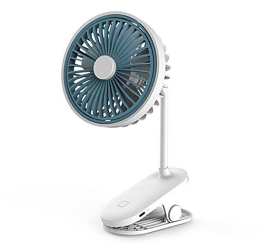 Ventilatore Mini Ricaricabile A Morsetto Clip Portatile Da Viaggio Tavolo - 5236