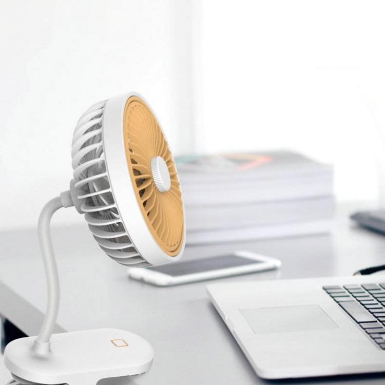 Ventilatore Mini Ricaricabile A Morsetto Clip Portatile Da Viaggio Tavolo - 5236