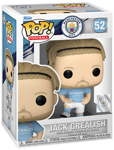 Funko Pop ! Football Manchester City - (52) Jack Grealish Vinyl Figure Champions
