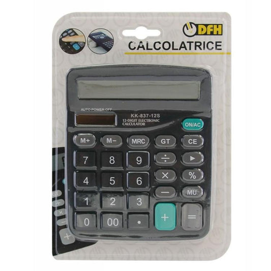 CALCOLATRICE DA TAVOLO SCRIVANIA SCUOLA UFFICIO CASA UNIVERSITA PORTATILE SOLARE