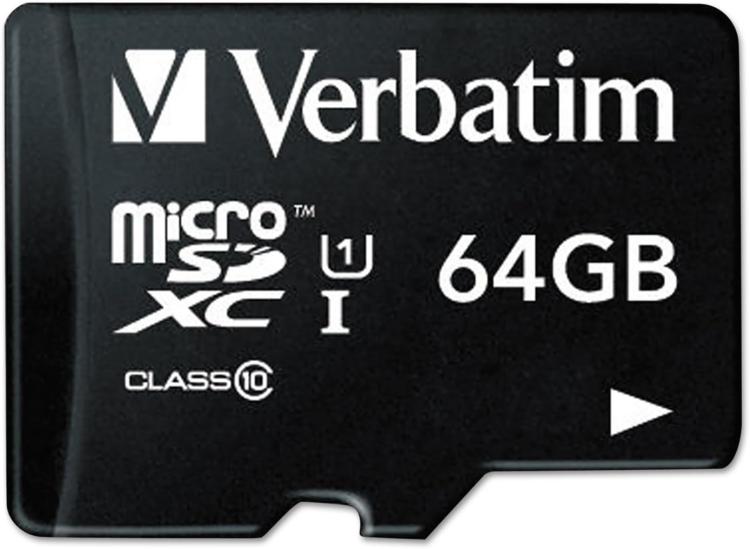 Verbatim Premium Microsdhc Card 64 Gb Micro Sd Memoria/Adattatore V10 Classe 10