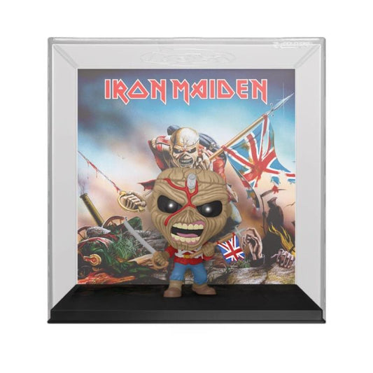 Funko Pop ! Albums Cover Rocks Iron Maiden - (57) The Trooper Album Vinyl 15Cm