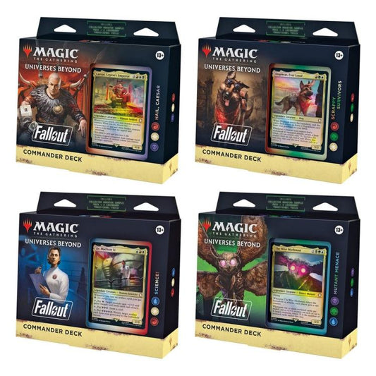 Magic The Gathering: Un. Beyond "Fallout" Commander Deck (Scrappy Survivors) Eng