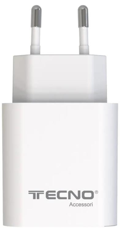 Tecno Alimentatore Carica Rapida Type Usb 18W 3A Bianco Tc-881 Caricabatterie