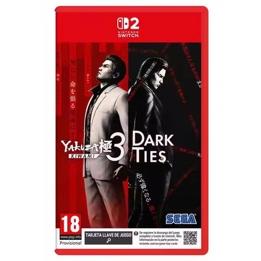 Yakuza Kiwami 3 & The Dark Ties Nintendo Switch 2 PAL Eu Italiano Nuovo Sigillato