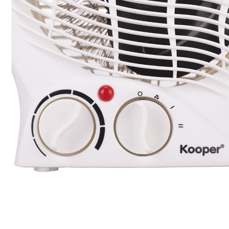 Kooper Caldobagno Ventosus Termoventilatore 2000W Stufetta Elettrica | Grigio
