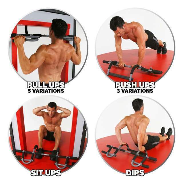 Door Gym Barra Multipresa Trazioni Sbarra Da Porta Multifunzione Dorsali Fitness