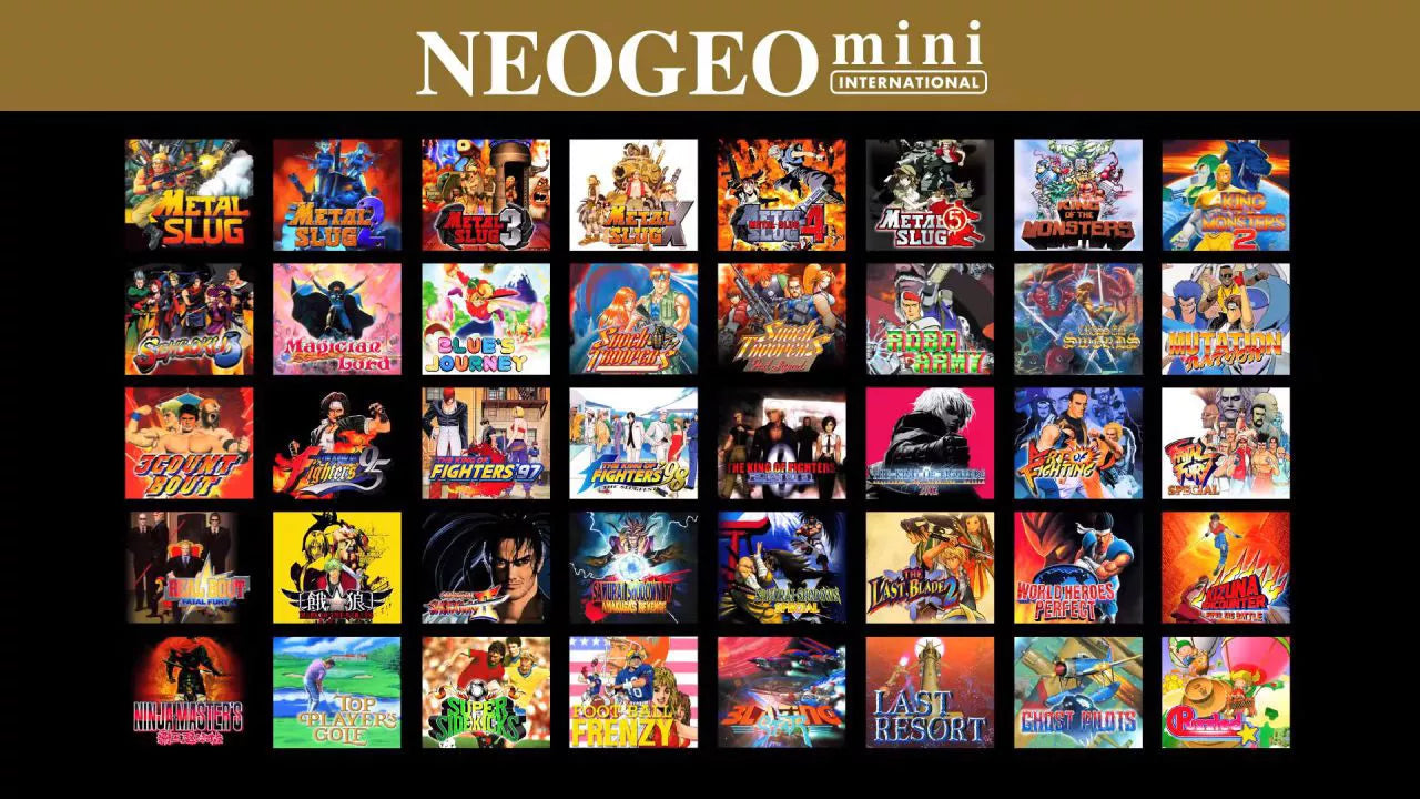 Neogeo Mini Console International Portatile Hdmi Nintendo Videogame Classici Snk