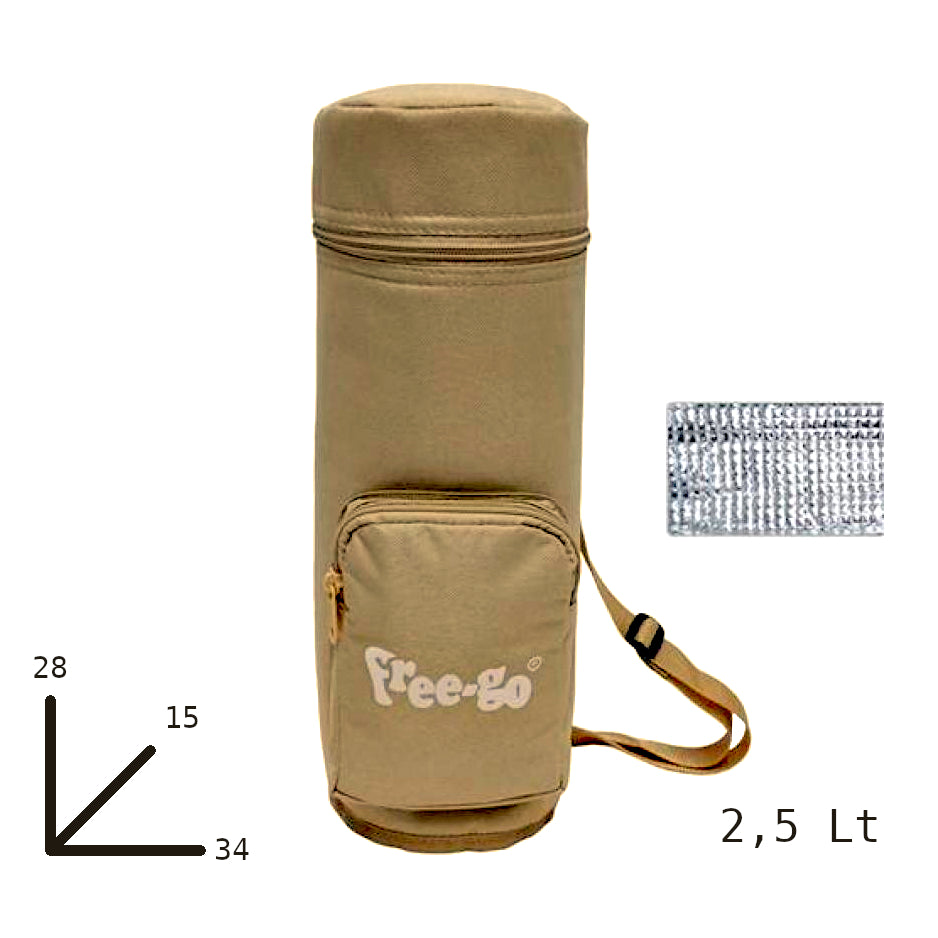 Sacca Termica Borsa Termica Porta Bottiglie Thermos Termico 2,5Lt Mare Campeggio