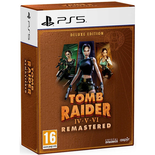 Tomb Raider IV-V-VI Remastered Lara Croft - Deluxe Edition PS5 ITA Nuovo