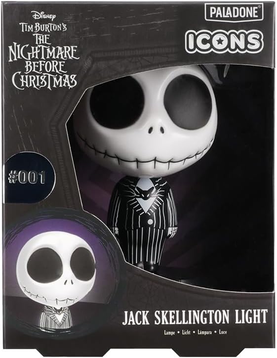 Paladone Icons Nightmare Before Christmas Lampada Tavolo Jack Skellington Light