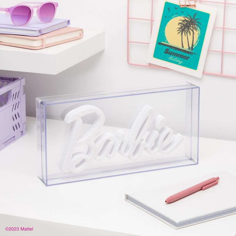 Paladone Lampada Barbie Logo Light Lampada Luce Led Notturna + Telecomando