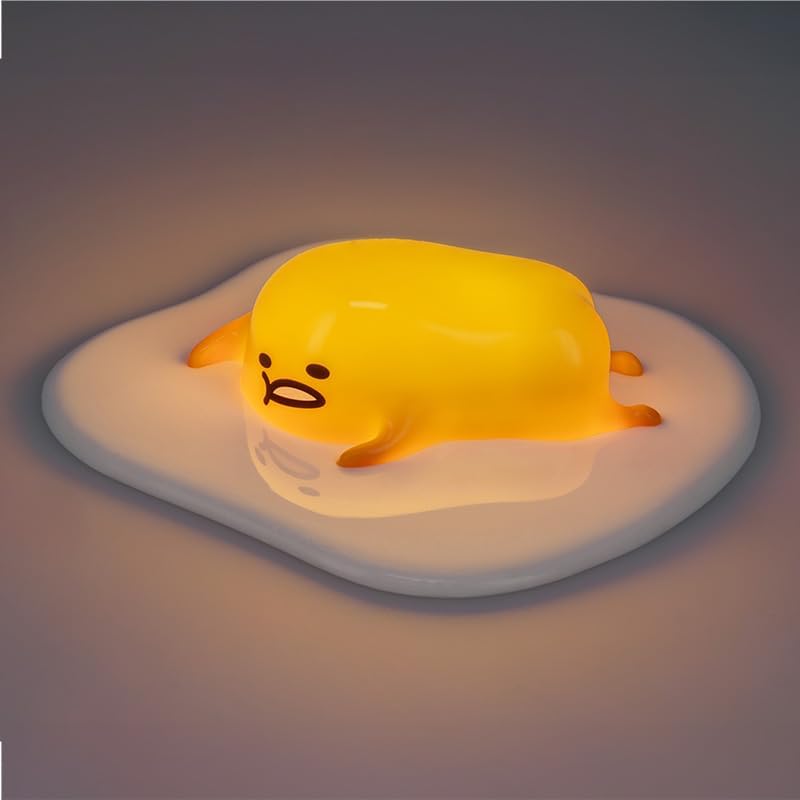Paladone - Gudetama - Lampada 3d A Forma Di Uovo Di Gomma Flessibile