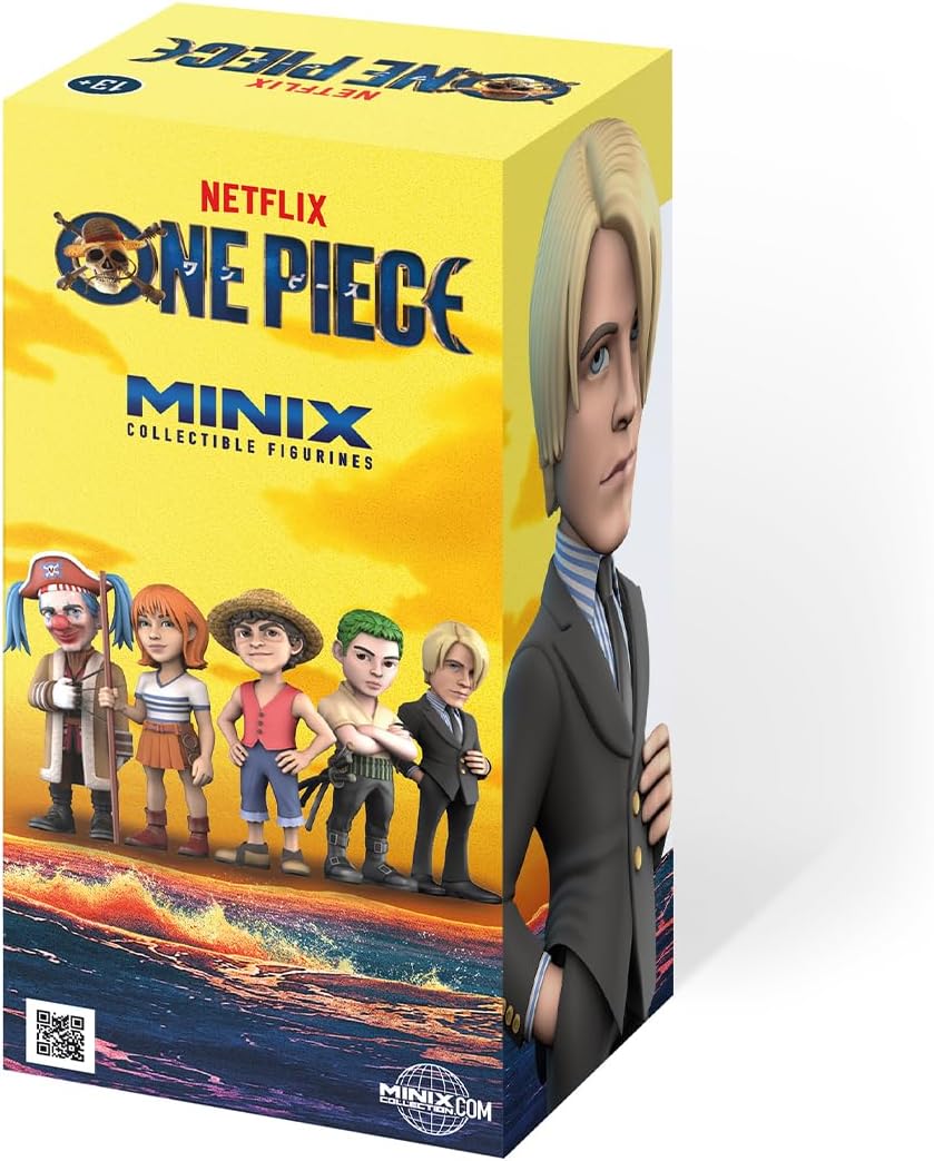Minix: One Piece - Sanji (Anime 142) Anime Figure Rubber 12Cm Statuetta Nuovo