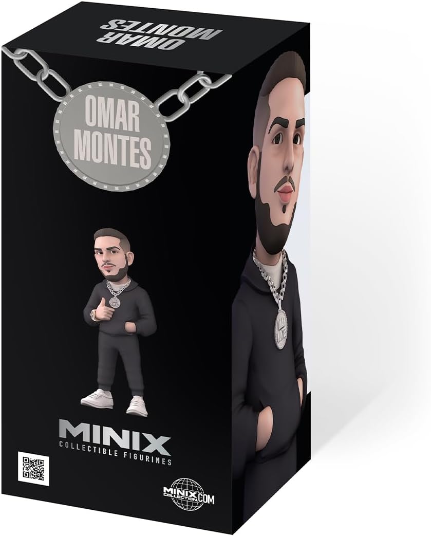 Minix - Omar Montes (Music 109) - Vinyl Figure Statuetta Collezione 12Cm Nuova
