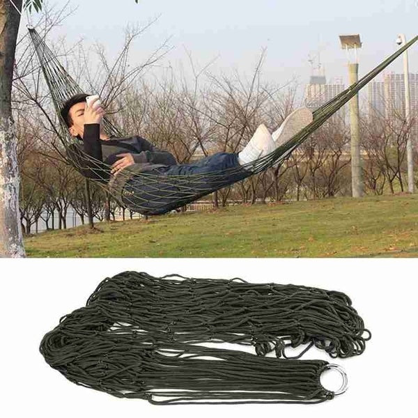 AMACA IN NYLON DA GIARDINO CAMPEGGIO VIAGGIO ESCURSIONI RELAX MAGLIE A RETE BAG