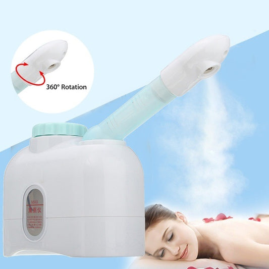Vaporizzatore Facciale Sauna Pulizia Viso Salute Pelle Corpo + Contenitore Erbe