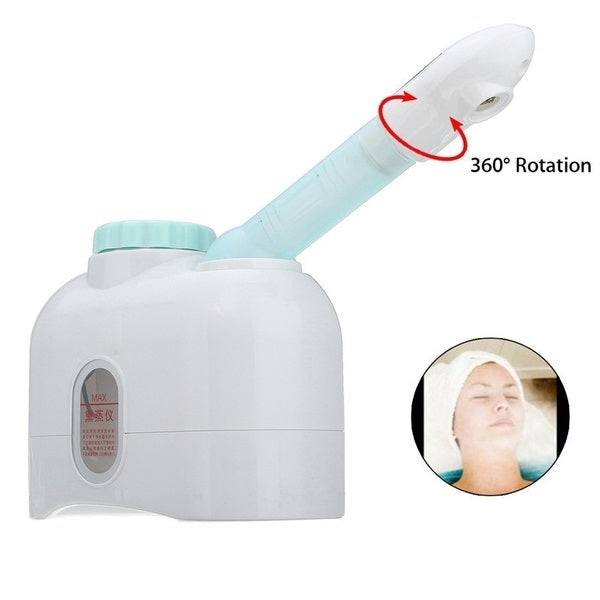 Vaporizzatore Facciale Sauna Pulizia Viso Salute Pelle Corpo + Contenitore Erbe