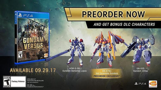 Gundam Versus Ps4 Italiano Videogioco Playstation 4 Gioco Pal Nuovo Sigillato