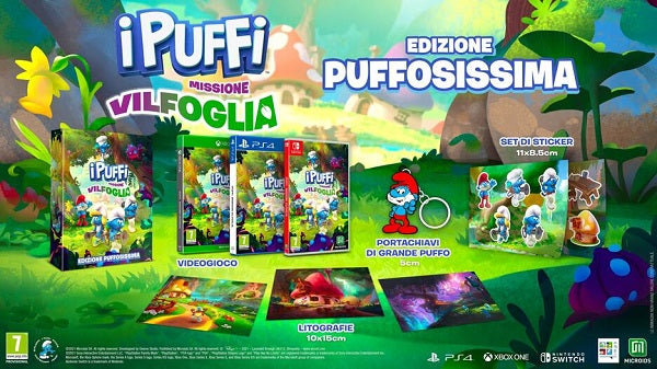 I Puffi - Missione Vilfoglia (The Smurfs) Ps4 Gioco Playstation 4 Italiano Nuovo