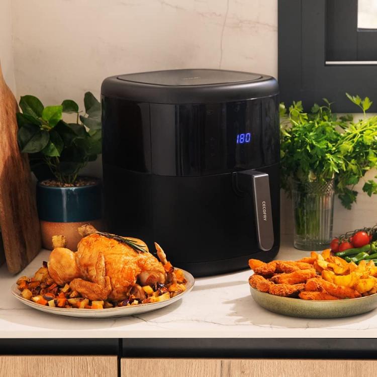 Cecotec Friggitrice Ad Aria 6L Digitale (Cecofry Bombastik 6000) Air Fryer 1700w