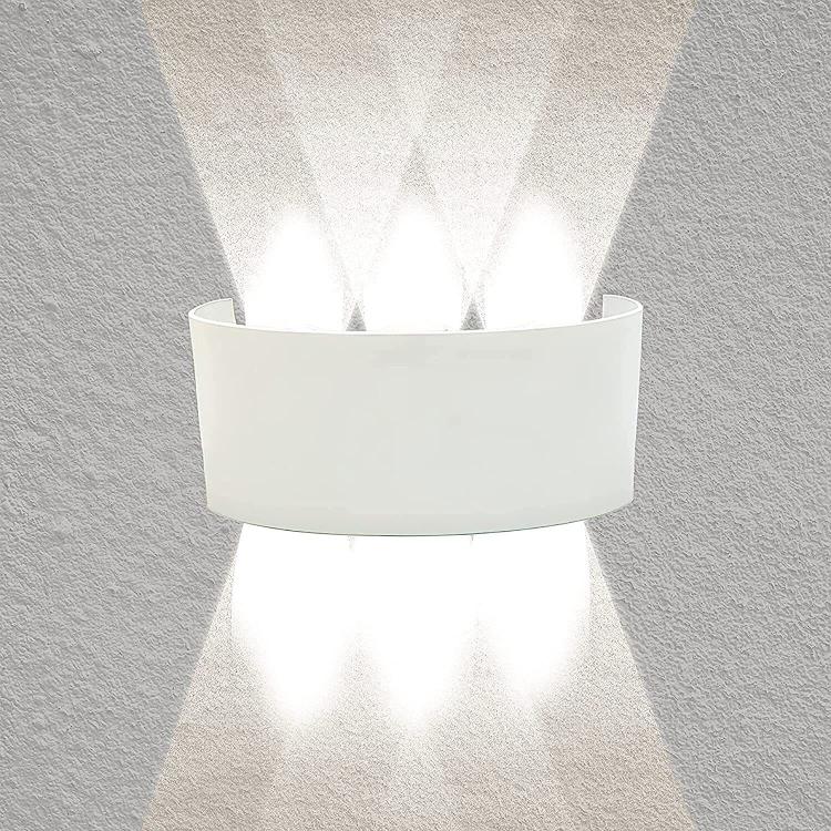 APPLIQUE PARETE LED BIANCO 18W LUCE NATURALE 4000K ESTERNO UP&DOWN IMPERMEABILE