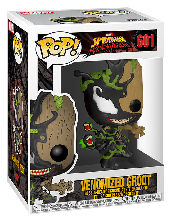 Funko Pop ! Marvel Spider-Man Maximum Venom (601) Venomized Groot Vinyl Figure