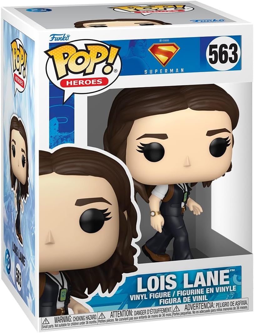 Funko Pop ! Heroes - Superman 2025 - (563) Lois Lane Vinyl Figure 9cm