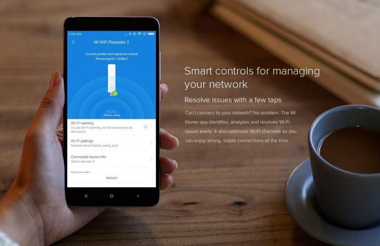 Xiaomi Mi Wifi Repeater 2 Chiavetta Usb Ripetitore Rete Wi Fi Internet 300Mbps