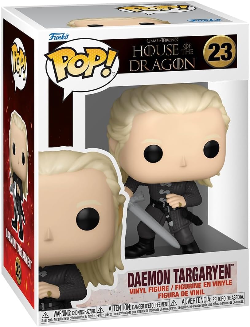 Funko Pop ! Game Of Thrones - House Of The Dragon - (23) Daemon Vinyl Figure 9cm